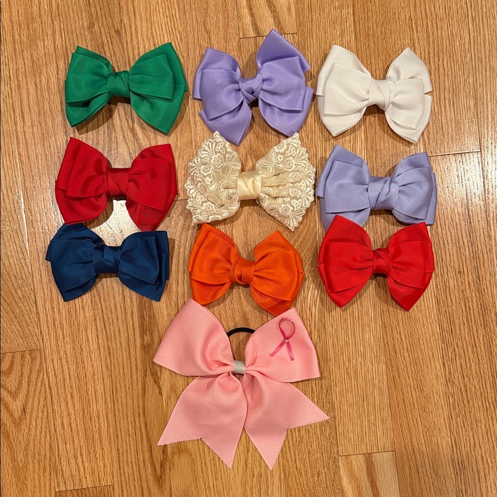 Hair Bow Lot 🎀
